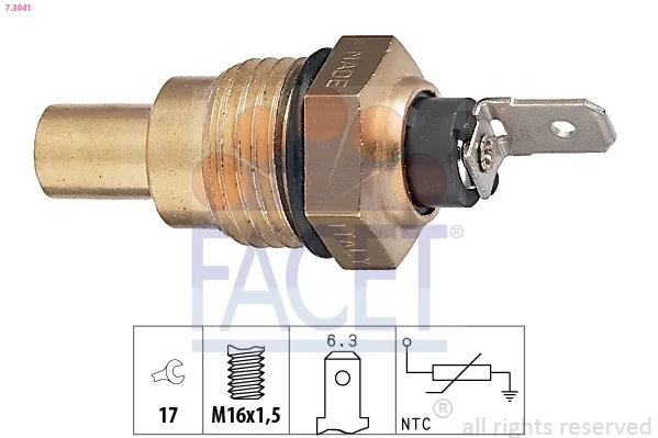 Czujnik temperatury płynu chłodzącego 94841819 General Motors