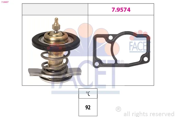 Obudowa termostatu 78607 Facet