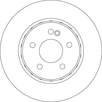 Tarcza hamulcowa tylna DF6646S TRW