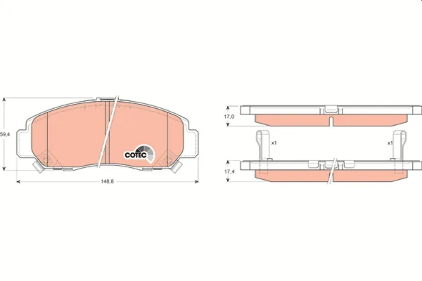 Klocki hamulcowe Honda FR-V