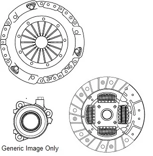 Zestaw sprzęgła (3 części) 622309635 INA