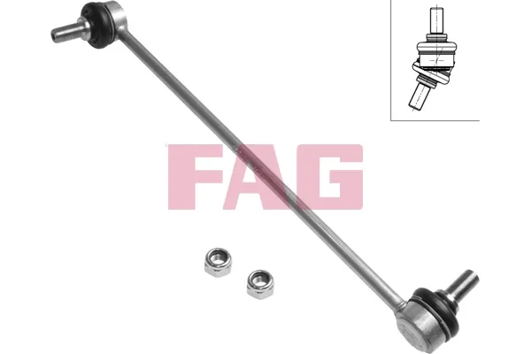 Łącznik stabilizatora przedniego prawy 818046210 FAG
