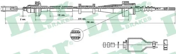 Linka sprzęgła C0112C LPR
