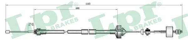 Linka sprzęgła C0277C LPR