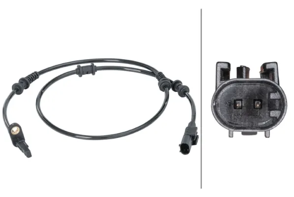 Czujnik ABS przedni 6PU012679871 HELLA