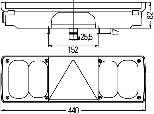 Lampa zespolona tylna prawa 2VP340450021 HELLA