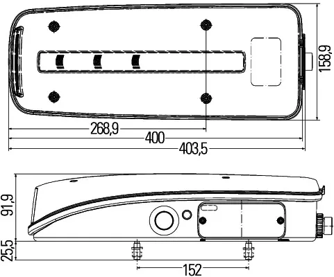Lampa zespolona tylna lewa Iveco Eurocargo I