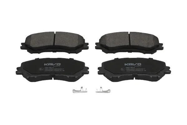Klocki hamulcowe przednie tarczowe KBP6614 Kavo Parts