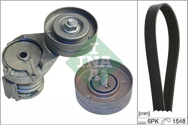 Pasek napędowy mechanizmów, zestaw 529010810 INA