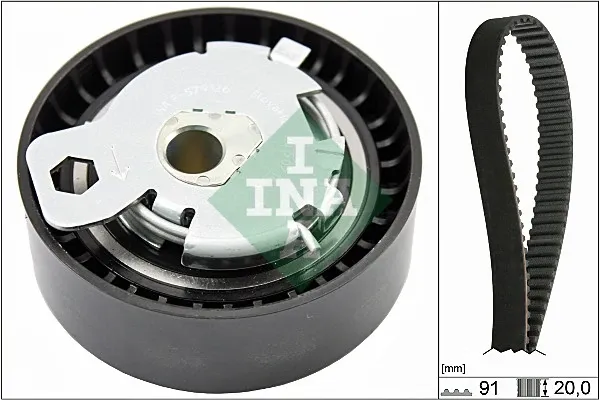 Pasek rozrządu, zestaw 530014210 INA