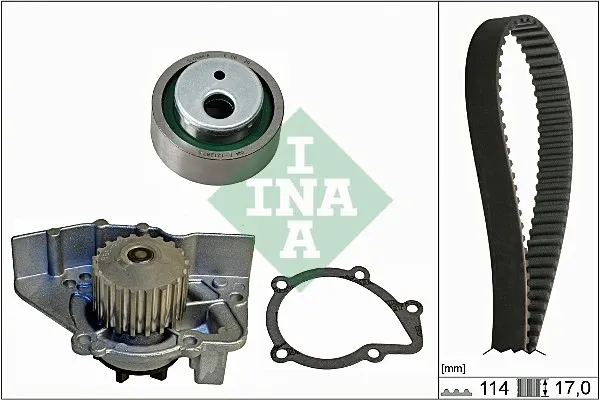 Pasek rozrządu, zestaw 530025830 INA