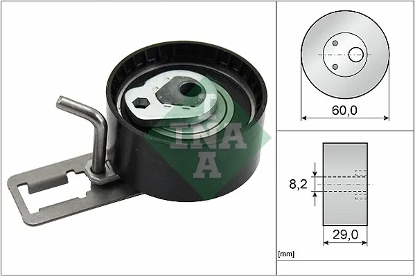 Rolka napinacza paska rozrządu 531085010 INA