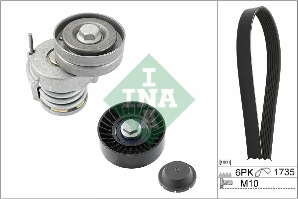 Pasek napędowy mechanizmów, zestaw 529050510 INA