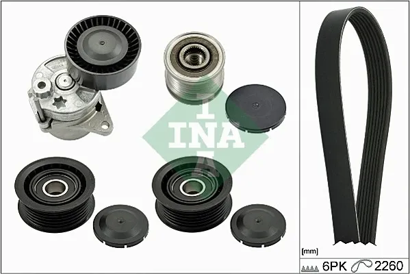 Pasek napędowy mechanizmów, zestaw 529011522 INA