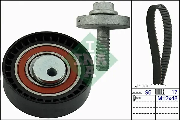 Pasek rozrządu, zestaw 530060410 INA