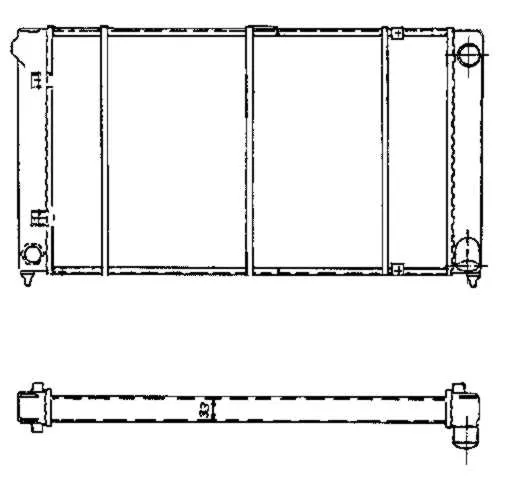 Chłodnica silnika 503003 NRF