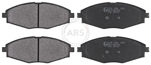 Klocki hamulcowe przednie tarczowe 37139 ABS