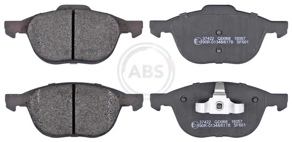 Klocki hamulcowe przednie tarczowe 37422 ABS