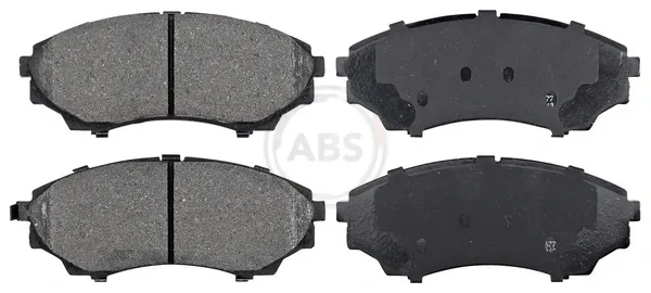 Klocki hamulcowe przednie tarczowe 37540 ABS