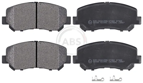 Klocki hamulcowe przednie tarczowe 37929 ABS