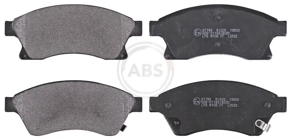 Klocki hamulcowe przednie tarczowe 37789 ABS