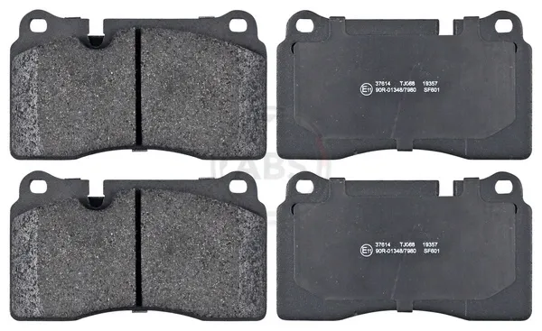 Klocki hamulcowe przednie tarczowe 37614 ABS