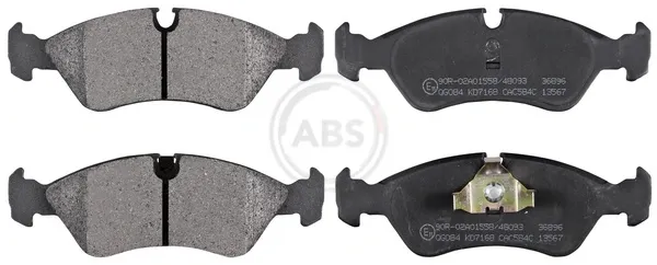 Klocki hamulcowe przednie tarczowe 36896 ABS