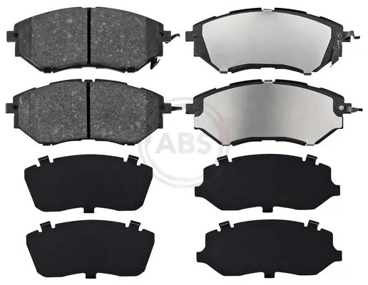 Klocki hamulcowe przednie tarczowe 37502 ABS