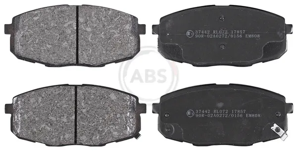 Klocki hamulcowe przednie tarczowe 37442 ABS