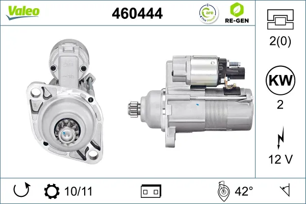 Rozrusznik 460444 VALEO