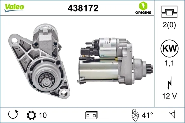 Rozrusznik 438172 VALEO