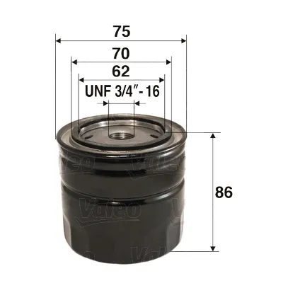 Filtr oleju 586023 VALEO