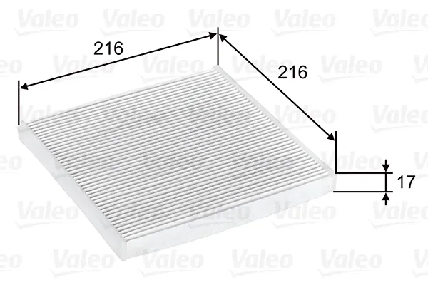 Filtr kabiny 698796 VALEO