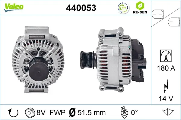 Alternator 440053 VALEO