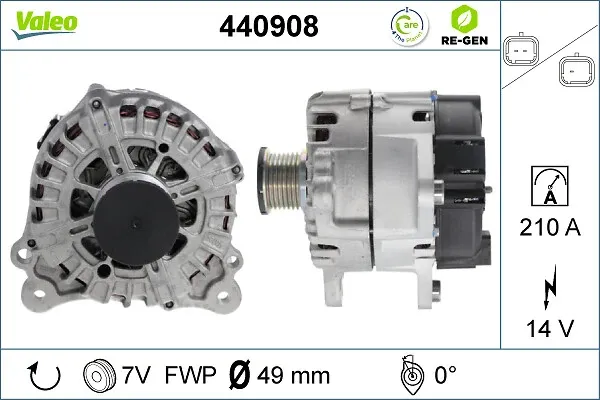 Alternator 440908 VALEO