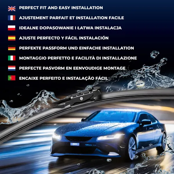 Pióro wycieraczki szyby przedniej, zestaw (2 szt.) do Nissan Qashqai I J10