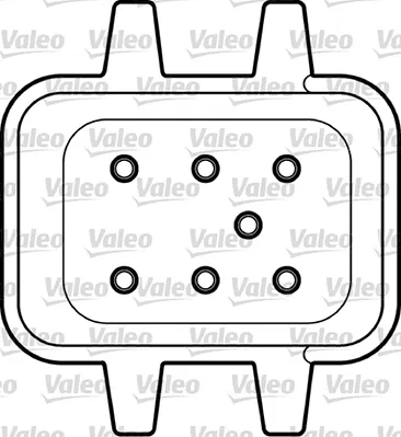 Mechanizm podnoszenia szyby drzwi przednich prawych 850299 VALEO