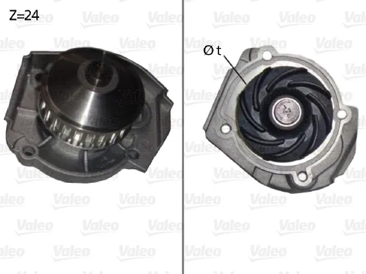 Pompa chłodząca wodna 506640 VALEO