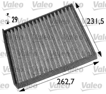 Filtr kabiny 698708 VALEO