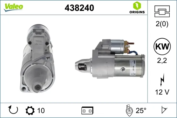 Rozrusznik 438240 VALEO