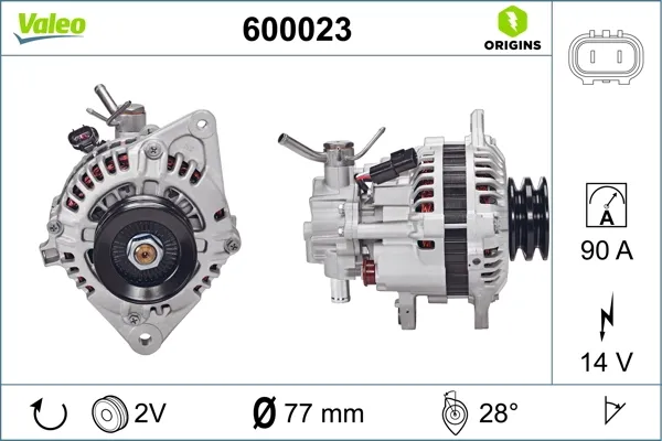 Alternator 600023 VALEO