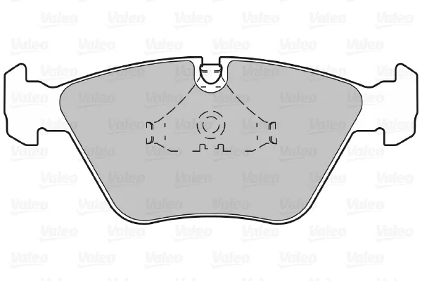Klocki hamulcowe przednie tarczowe 598409 VALEO