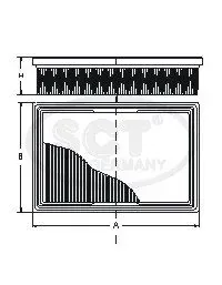  Filtr powietrza Skoda Octavia II A5 liftback (1Z3) (2004 - 2013) II A5
