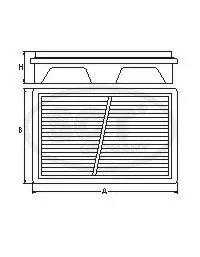 Filtr powietrza SB2190 SCT
