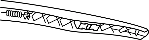  Pióro wycieraczki szyby tylnej Skoda Octavia II A5 liftback (1Z3) (2004 - 2013) II A5