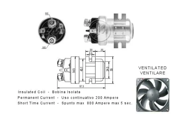 Elektromagnes rozrusznika ZM404 ERA