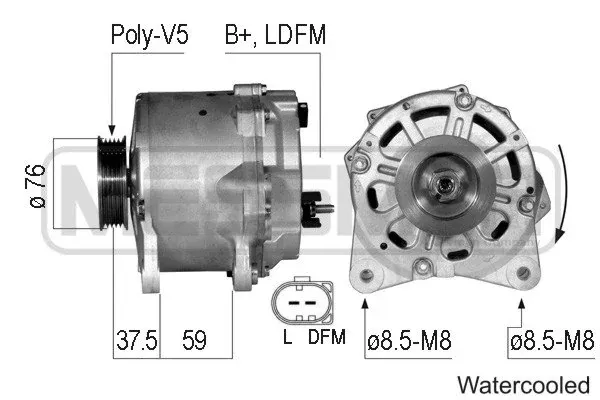 Alternator 210784 ERA