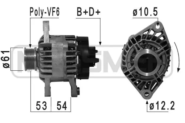 Alternator 210863A ERA