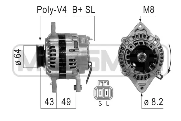 Alternator 210804 ERA