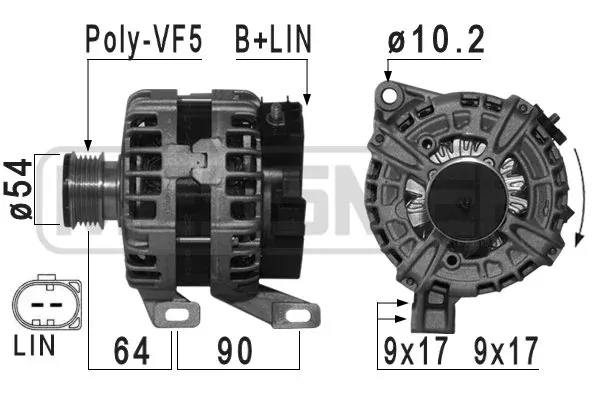 Alternator 209032A ERA